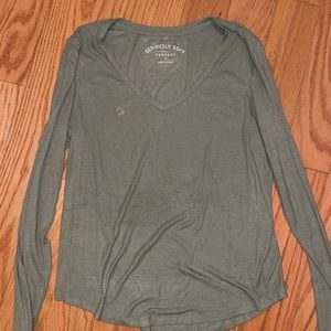Long sleeve V neck top from Aeropostale